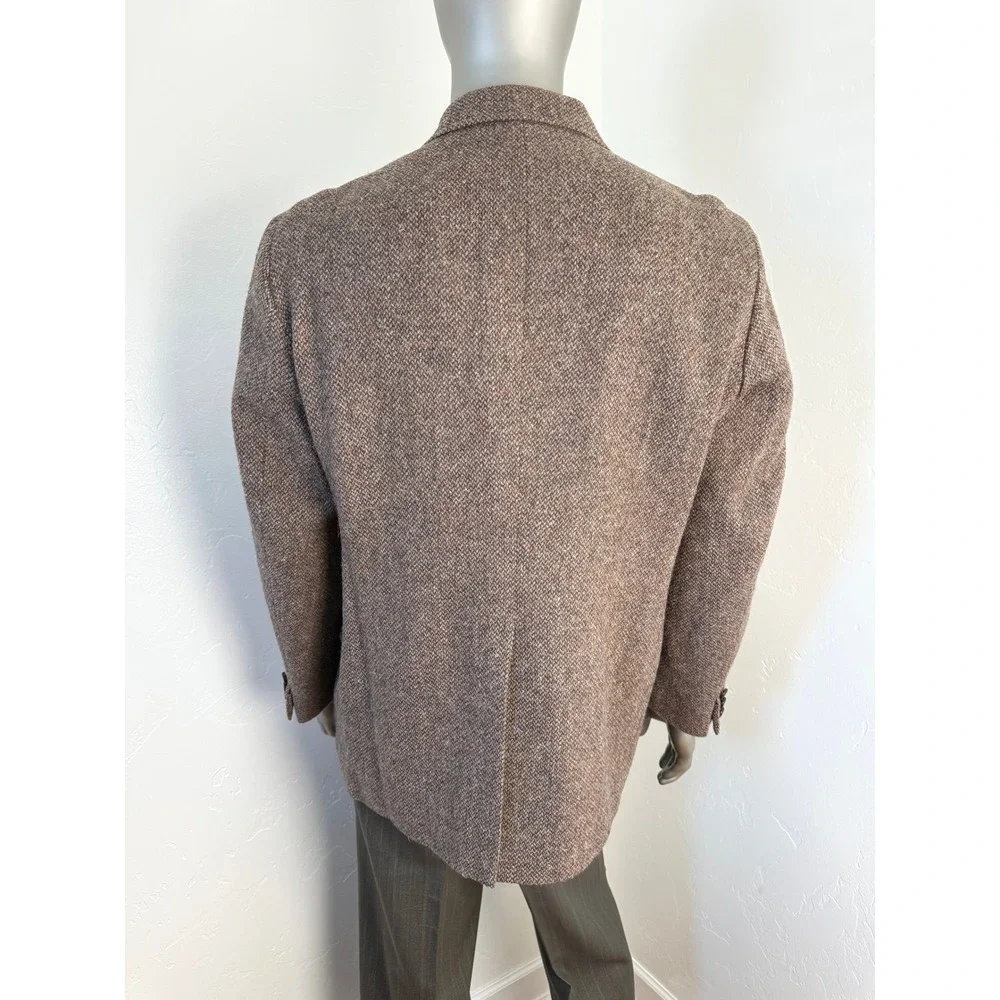 Vintage‎ Pendleton Brown Tweed Wool Blazer Sport Coat Size 46